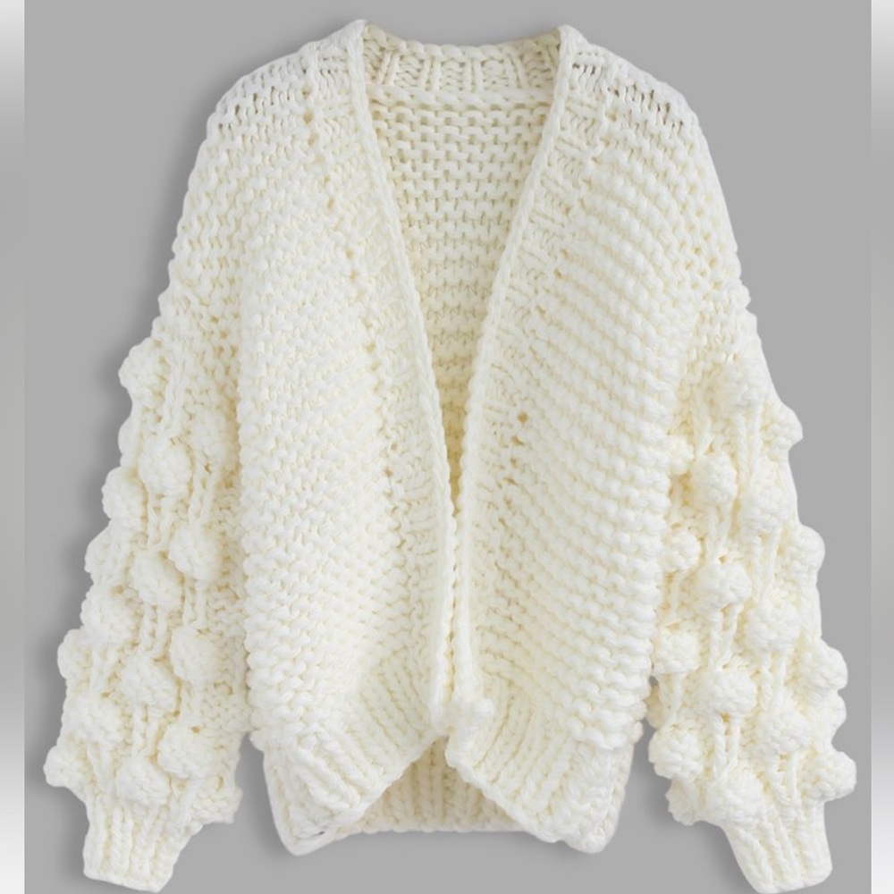 Medium puff sleeve Harper Heritage cardigan